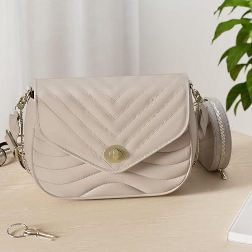 Image of JEEHAN Quilted Crossbody Bags for women Designer Shoulder Handbags Small Purse