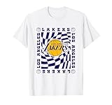 NBA Los Angeles Lakers Retro Checkerboard Wave T-Shirt