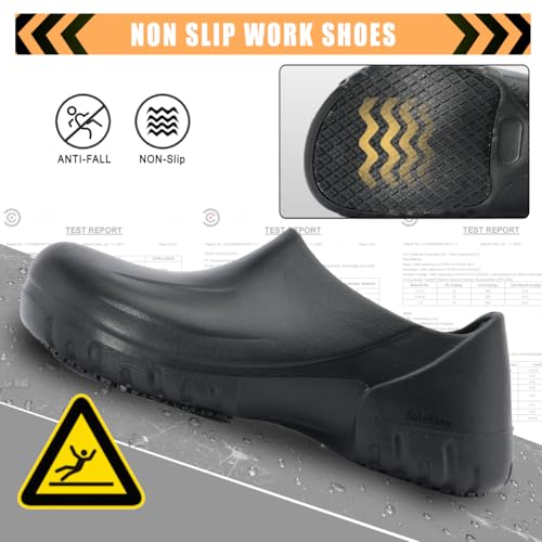Ultra Slip-Resistant Chef Shoes - Waterproof & Non-Slip Kitchen Shoes for Men Women, Perfect for Nursing, Restaurant, and Food Service Workers4
