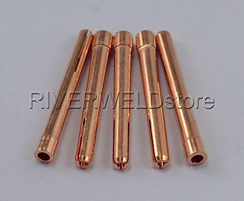 Image of RIVERWELD TIG Torch Collet 10N23x 5 /64 inch & 2.0mm Accessories 10pcs | for QQ300 PTA DB SR WP 17 18 26 TIG Welding Torch Consumables