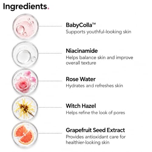 Image of Hydra Mist Face Toner with Niacinamide, Rose & Witch Hazel, 100 ml