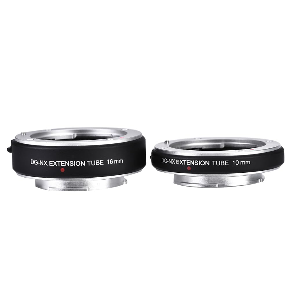 Juego de tubos de extensión macro de enfoque automático de 10 mm + 16 mm para cámaras DSLR (DG-NX)