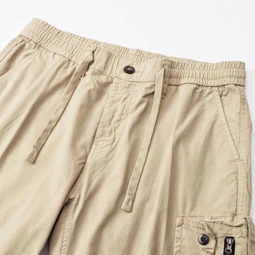 Short homme grande taille confortable à cordon de serrage ajustable