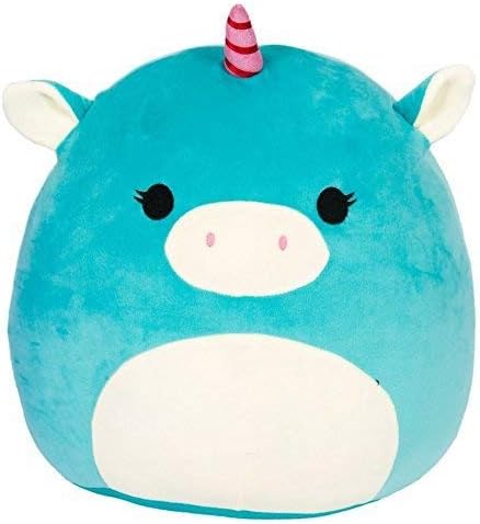 SQUISHMALLOWS 5 Inch #1 Plush Toy - Super Soft Squishy Stuffed Animals Age 0+ - UNICORN 5" ASSORTMENT (Ace the Turquoise Unicorn)