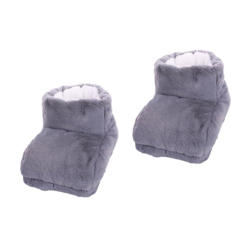 Didiseaon 2pcs Heated Shoes for Men Foot Heater Pad Fast Heating Plush Material Power Great for Study