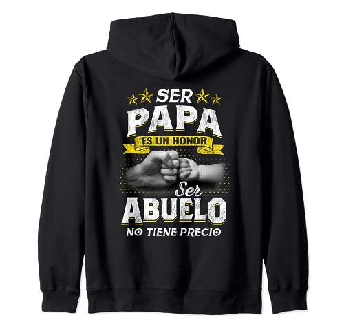 Ser Abuelo No Tiene Precio Being a Grandpa is Priceless Zip Hoodie -  Abuelo Means Grandfather, Y3BMWXZCE1M
