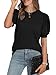 Short Sleeve Shirts for Women Plus Size Clothes for Women Ladies Tops and Blouses Work Fashion Spring Summer Business Casual Outfits Old Money Sweaters Loose Fit Oversized Tshirts 2026 Black 2XL