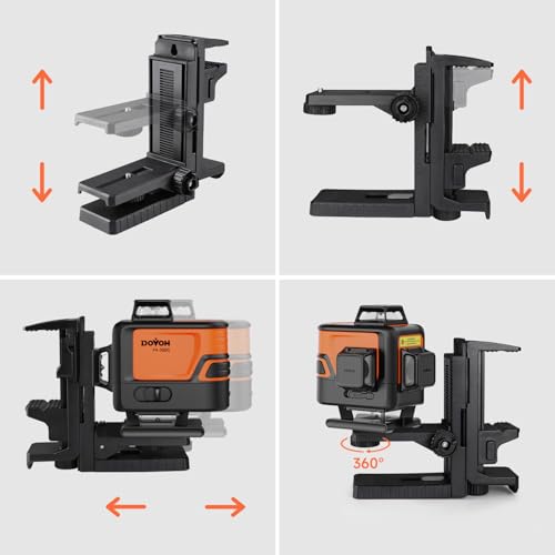 Laser en croix magnétique robuste DOVOH WB03 à pince ajustable multi-support - 2