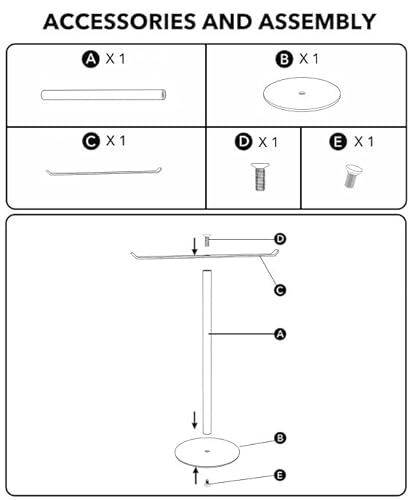 Towel Rack T-Shape Hand Towel Holder for Bathroom,Headband Holder Organizer and Bathroom Towel Racks,Kitchen Towel Rack Silver Hand Towel Holder