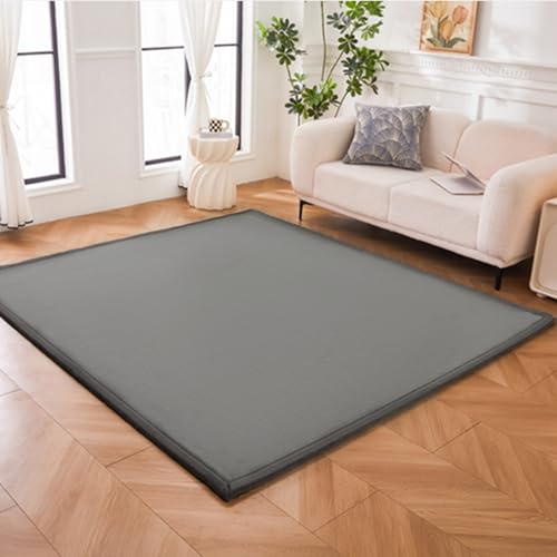 Tapis lavable grand format bleu foncé envers antidérapant