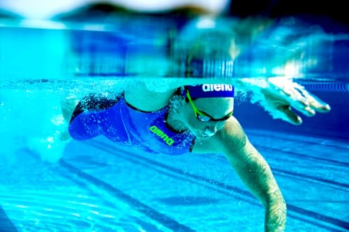 ARENA Tracks Unisex Adult Essential Racing Swim Goggles for Competitive Swimmers FINA-Approved Anti-Fog Coated Mirror Lens, White/Red Copper/Black by ARENA - Image 5