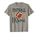 Football Mimi Hearts Grandma Mimi of A Football Player T-Shirt