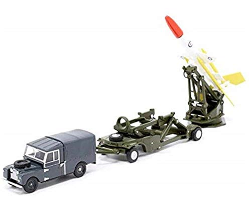 for OXFORD BLOODHOUND GUIDED MISSILE WITH LAUNCHING RAMP LOADING TROLLEY AND RAF for LAND ROVER 76SET65 1/76 DIECAST MODEL TRUCK