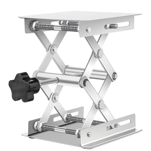 Support de cric de laboratoire 250x250mm anti-vibration et réglable