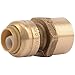 SharkBite U070LFA 3/8-Inch by 1/2-Inch Female NPT Push-Fit Connector