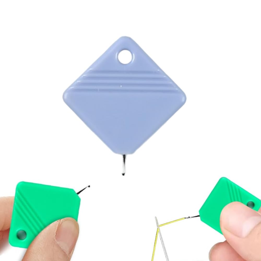 Automatic Needle Threaders for Hand Sewing, 2025 Upgrade Embroidery Floss, Sewing Machine Needle Threader, Sewing Supplies Tool, Fits All Needle Sizes (1, Color)