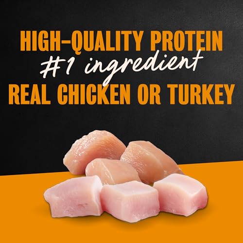 Image of Cesar Filets in Gravy Wet Dog Food, Poultry Mix, 3.5 oz, 12 Count, 2-Pack | Rotisserie Chicken & Turkey flavors, real poultry, easy to digest, no fillers or artificial flavors, easy peel trays