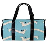 Capacidad suficiente y peso ligero: Tamaño: 45 x 23 x 23 cm. Esta bolsa de viaje cumple con los requisitos de tamaño en el aeropuerto. Así que esta bolsa de viaje se puede llevar como equipaje de mano.