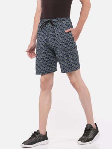 Image of Dollar Solid Men's Shorts | All-Over Print | One Side Zipper Pocket with Label Branding | Self Waistband with Drawcord | Wide Array of Attractive Prints
