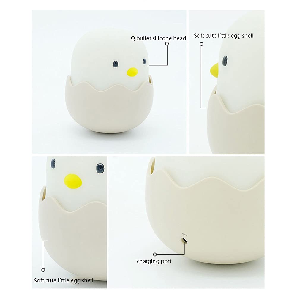 Lampada Notturna A Forma Di Ape Per Bambini, Ricaricabile, Touch LED, Dimmerabile, In Morbido Silicone, Luce Notturna Da Comodino