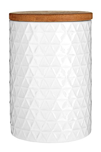 Premier Housewares Tri Canister - White