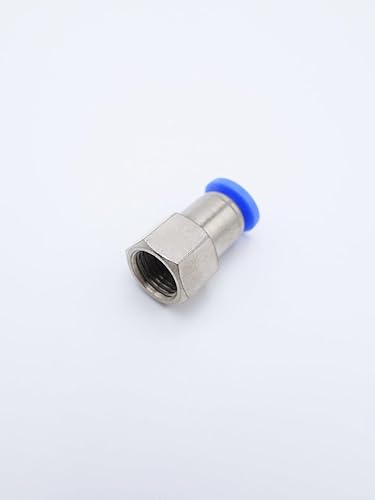Vista 150 de Empuje para conectar conexión de tubo de 1/8" OD x 1/4" macho NPT rosca, línea de agua recta macho neumática, conectores de empuje rápido