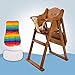 YEXIN Silla Alta de Madera con Bandeja.La solución tronas de bebé Ajustables para bebés y niños pequeños o como Silla de Comedor.(6 Meses hasta 250 LB) (Color : Style A)