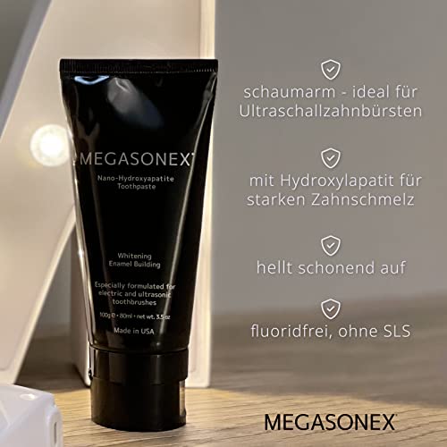MEGASONEX fluoridfreie Whitening Zahnpasta – Bild 4