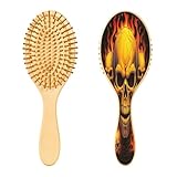 Peigne à coussin d'air indolore : dites adieu aux irritations du cuir chevelu, utilisez notre peigne en bois confortable et naturel. Les poils flexibles minimisent la douleur et protègent contre les pointes fourchues et la casse. Les dents arrondies ciblent efficacement les points de pression du cuir chevelu, offrant une expérience de massage apaisante et relaxante