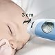 NUK Fieberthermometer Baby Flash (berührungslose Fiebermessung an der Stirn durch Infrarotsender, sekundenschnell, hygienisch)