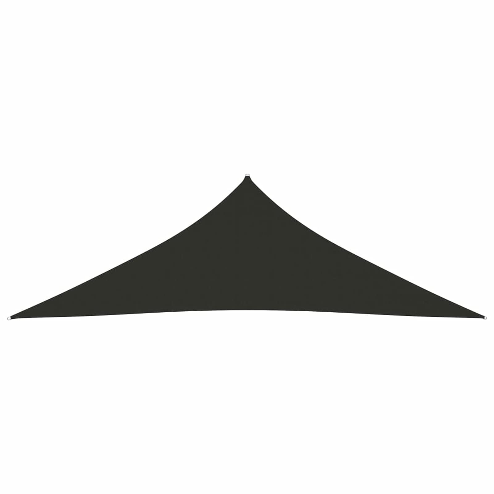 Parasole a Vela Oxford Triangolare 2,5x2,5x3,5 m Antracite,Tenda a Vela Impermeabile Rettangolare Vela Ombreggiante Parasole Protezione Raggi U V per Esterno Giardino terrazza