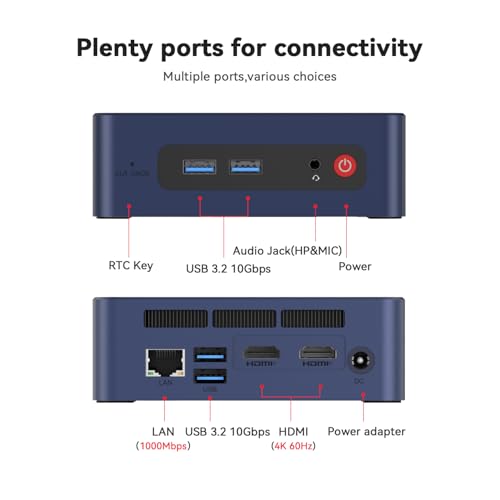 Image of Beelink SER3 Mini PC W11 Pro, AMD Ryzen 3 3200U(2C /4T up to 3.5 GHz),16GB DDR4 500GB NVME SSD Graphics 3 core 1200 MHz WiFi 5 /BT5.0 Dual Display Mini PC Computer