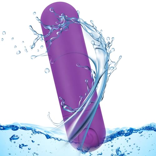 Kverg Mini Massager Waterproof Rechargeable 10 Vibration Purple
