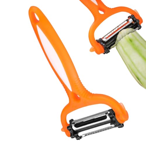 Pelador de zanahorias, frutas y verduras, pelador de patatas para cocina | Peladores de patatas, ralladores y rebanadores - Pelador portátil de zanahorias y pepinos, peladores de alimentos de cocina p