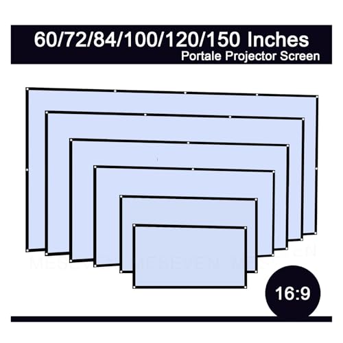 Pantalla para Home Theater 100 Pulgadas 16:9 Portátil miniatura 4