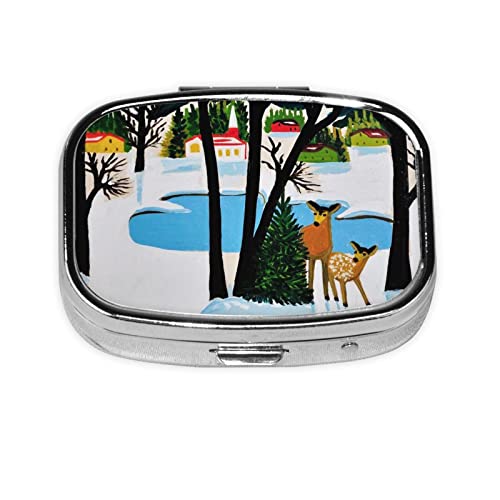 モードルイス ピルケース 薬ケース 2段分割 長方形 ケース 薬入れ 錠剤ケース 習慣薬箱 サプリメントケース サプリケース 軽量 耐久性 飲み忘れ防止 携帯型 コンパクト