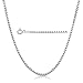 1 Mm Box Chain .925 Sterling Silver Tarnish Free and Hypoallergenic