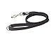 IDC Color & Gray gumierte Leine, 14 mm x 1,2 m mit Schlaufe und O-ring, Schwarz-Grau