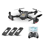 drone visuo Transmetteur 2.4G 4CH amélioré pour votre contrôle facile. Le dernier système de contrôle de vol à 6 axes, offre un vol très stable.