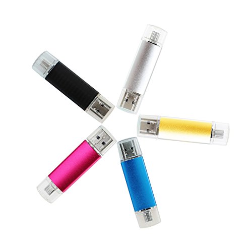 Clé USB OTG 32 Go Anloter en métal robuste avec double connectique Micro USB pour Android