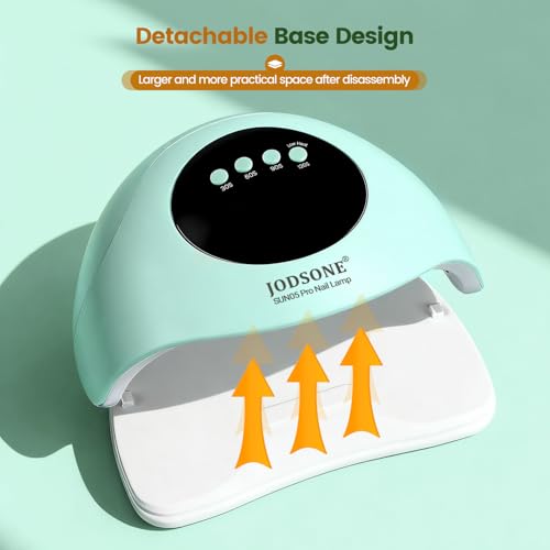 Image of JODSONE Fast Curing U V LED Nail Dryer with 4 Timers Auto Sensor Nail Lamp Green