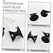 NUOBESTY 10pcs Light Bulb Cup Removal Tool Track Lights Removal Tool for High Ceilings and Lightweight Design for Easy Fixture Changes
