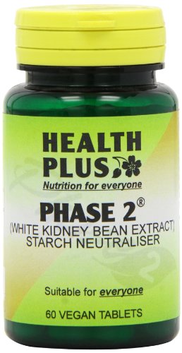 Health Plus Phase 2 500mg Starch Neutraliser Slimming and Weight Control Supplement - 60 Tablets
