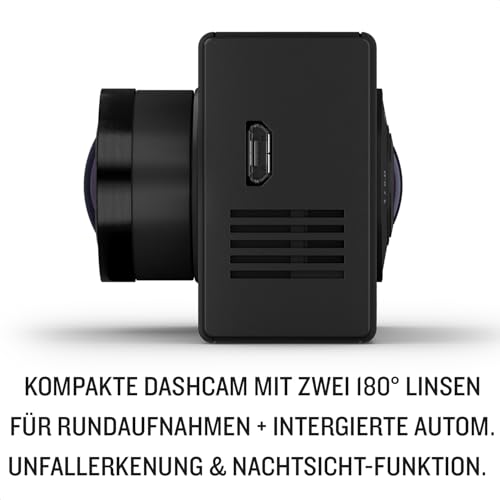 Cámara para coche con grabación interna y frontal Garmin Dash Cam Tandem 5