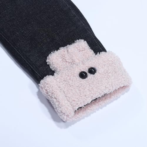 Kids Toddlers Girls Fleece Lined Jeans Winter Denim Jeggings Warm Pants Gymnastics Pants for Girls3