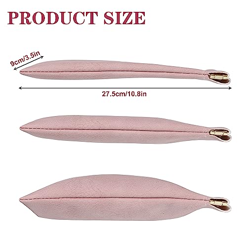 Image of 4Pcs Squeeze Top Glasses Case, Glasses Cases Soft, Portable Sunglass Case Soft Leather Eyeglass Case for Women Men Kid