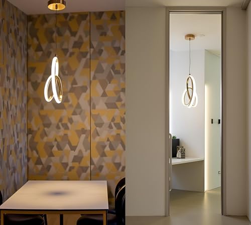 Image of Hanging Lights for Living Room, Pendant Lights for Kitchen Island, Lamps for Office Cabin, Hanging Lights for Home Entrance and Modern Lamps for Hotels and Cafe (Pack of 1) (Kitchen Arch)