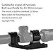 Lasdoloda Offset Cantilever Rifle Scope Mounts, 1 inch / 30mm 2-in-1 Multi-Purpose Rifle Scope Mounts Ring Dual Rings | 3 X 20mm Picatinny (Rifle Scope Mounts)