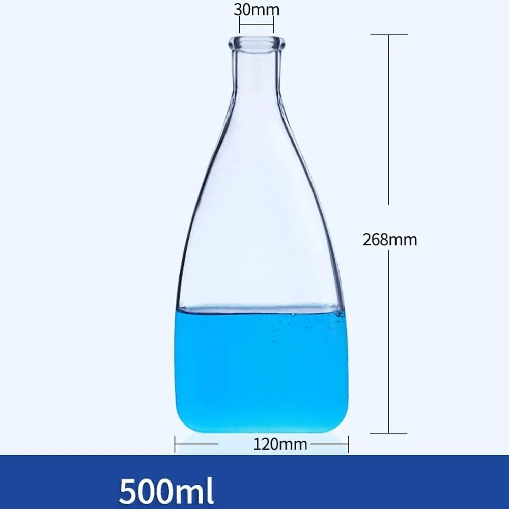 Matraz Muestra Botella Cristalería Experimento Químico(500ml)