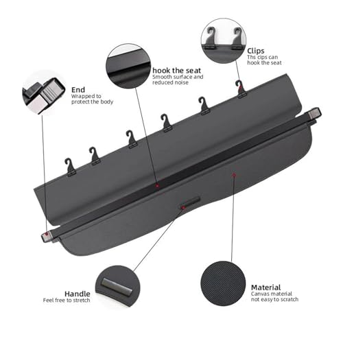 Cubierta retráctil para maletero de lona premium Subaru Forester 3